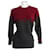 CHANEL cashmere sweater Size M either 38-40 fr Dark red Dark grey  ref.1071122