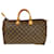 Louis Vuitton Speedy 40 Brown Cloth  ref.1071252