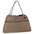 GUCCI GG Canvas Hand Bag Canvas Leather Beige Brown 121023 Auth ac2176 Cloth  ref.1071277