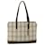 BURBERRY Nova Check Tote Bag Canvas Leather Beige Brown Auth 53722 Cloth  ref.1071325