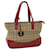 Autre Marque Burberrys Nova Check Hand Bag Canvas Beige Red Auth 53246 Cloth  ref.1071342