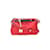 Fendi Leather By The Way Bag 8BL124 Red Pony-style calfskin  ref.1071834