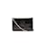 Chanel Sac à rabat en cuir verni avec chaîne Noir  ref.1071855