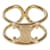 Céline Triomphe Ring 46S556Bra.35or Golden Metal  ref.1071860
