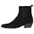Saint Laurent Black suede ankle boots - size EU 41  ref.1071879