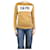 Bella Freud Goldglitzernder Pullover – Größe XS Golden