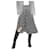 Autre Marque Black polka dot asymmetric skirt - size M Silk  ref.1071911