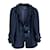 Chanel Jaqueta de tweed da coleção Robot Azul marinho  ref.1071960