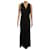 Valentino Garavani Valentino long dress in black silk  ref.1072101