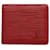 Louis Vuitton Porte-monnaie Red Leather  ref.1072186