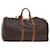 Louis Vuitton-Monogramm Keepall 55 Boston Bag M.41424 LV Auth-ac2219 Leinwand  ref.1072255