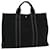 Hermès HERMES Fourre Tout MM Hand Bag Canvas Black Auth bs8299 Cloth  ref.1072369