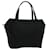 FENDI Zucchino Canvas Hand Bag Black Auth yk8657  ref.1072388