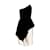 Lanvin Velvet and Silk Peplum Dress White  ref.1072407