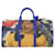 Louis Vuitton Keepall Azul marinho Couro  ref.1072444