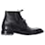 Saint Laurent Lace-Up Ankle Boots in Black Leather  ref.1072706