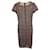 Alaïa Alaia Patterned Knit Midi Dress in Multicolor Viscose Multiple colors Cellulose fibre  ref.1072734