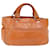 Céline CELINE Hand Bag Leather Orange Auth ep1358  ref.1072785