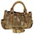 Miu Miu Hand Bag Leather 2way Gold Auth bs4938 Metallic  ref.1072917