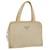 PRADA Hand Bag Nylon Beige Auth bs5267 Brown  ref.1073007