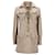 Saint Laurent Mini-robe Safari à Lacets en Coton Beige  ref.1073080