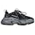 Sneakers Balenciaga Distressed Triple S in poliestere nero  ref.1073107