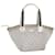 Bolso tote GUCCI GG Canvas Sherry Line Plata Azul gris 131223 Auth yt974 Metálico Lienzo  ref.1073134