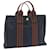 Hermès HERMES Fourre ToutPM Hand Bag Canvas Blue Navy Auth am1631g Cotton  ref.1073245