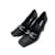 KARL LAGERFELD  Heels T.eu 38 leather Black  ref.1073332