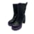 KARL LAGERFELD  Boots T.eu 38 leather Black  ref.1073333