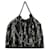 Stella Mc Cartney Stella McCartney Black Falabella Faux Fur Tote Bag Polyester Cloth  ref.1073364