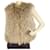 3.1 Phillip Lim Beige Lamb Fur Shearling Vest Sleeveless Jacket Gillet sz 4  ref.1073483