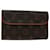LOUIS VUITTON Monogram Pochette Florentine Waist bag M51855 LV Auth rd5664 Brown Cloth  ref.1073723