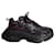 Balenciaga Triple S Allover Logo Sneakers in Black Polyurethane Plastic  ref.1073776