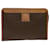 Céline CELINE Macadam Canvas Clutch Bag PVC Leather Beige Brown Auth bs7212 Synthetic Leatherette  ref.1073895