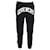 Givenchy Pantalon de survêtement à logo imprimé sur le devant en coton noir  ref.1073936