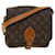 LOUIS VUITTON Monogram Cartouchiere MM Shoulder Bag M51253 LV Auth rd4022 Brown Cloth  ref.1074065