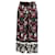 Autre Marque Pantalon court à jambe large à fleurs en nacre en soie multicolore  ref.1074085