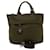 Prada Hand Bag Nylon 2way Khaki Auth fm1303 Green  ref.1074144