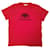 Camiseta Balenciaga de algodón roja con logo BB  ref.1074221