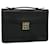 Gianni Versace Business Bag Leather Black Auth bs8408  ref.1074563