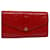 LOUIS VUITTON Vernis Portefeiulle Sarah Long Wallet Red M93530 LV Auth ep1763 Patent leather  ref.1074629