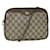 GUCCI GG Canvas Shoulder Bag PVC Leather Beige Auth bs8259  ref.1074657