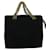 PRADA Chain Hand Bag Suede Black Auth bs8254  ref.1074691