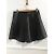Faldas CARVEN T.Internacional L Cuero Negro - vista 3