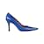 Dolce & Gabbana Pointed-toe Pump Heels Blue Leather  ref.1074926