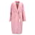 Max Mara Zarda Double Breasted Coat in Pink Alpaca Wool  ref.1075157