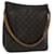 LOUIS VUITTON Monogram Looping GM Shoulder Bag M51145 LV Auth 50921 Brown Cloth  ref.1075171