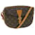 LOUIS VUITTON Monogram Jeune Fille MM Shoulder Bag M51226 LV Auth 50879 Brown Cloth  ref.1075189