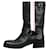 Christian Dior Botas de piel negras - talla UE 38.5 Negro Cuero  ref.1075337